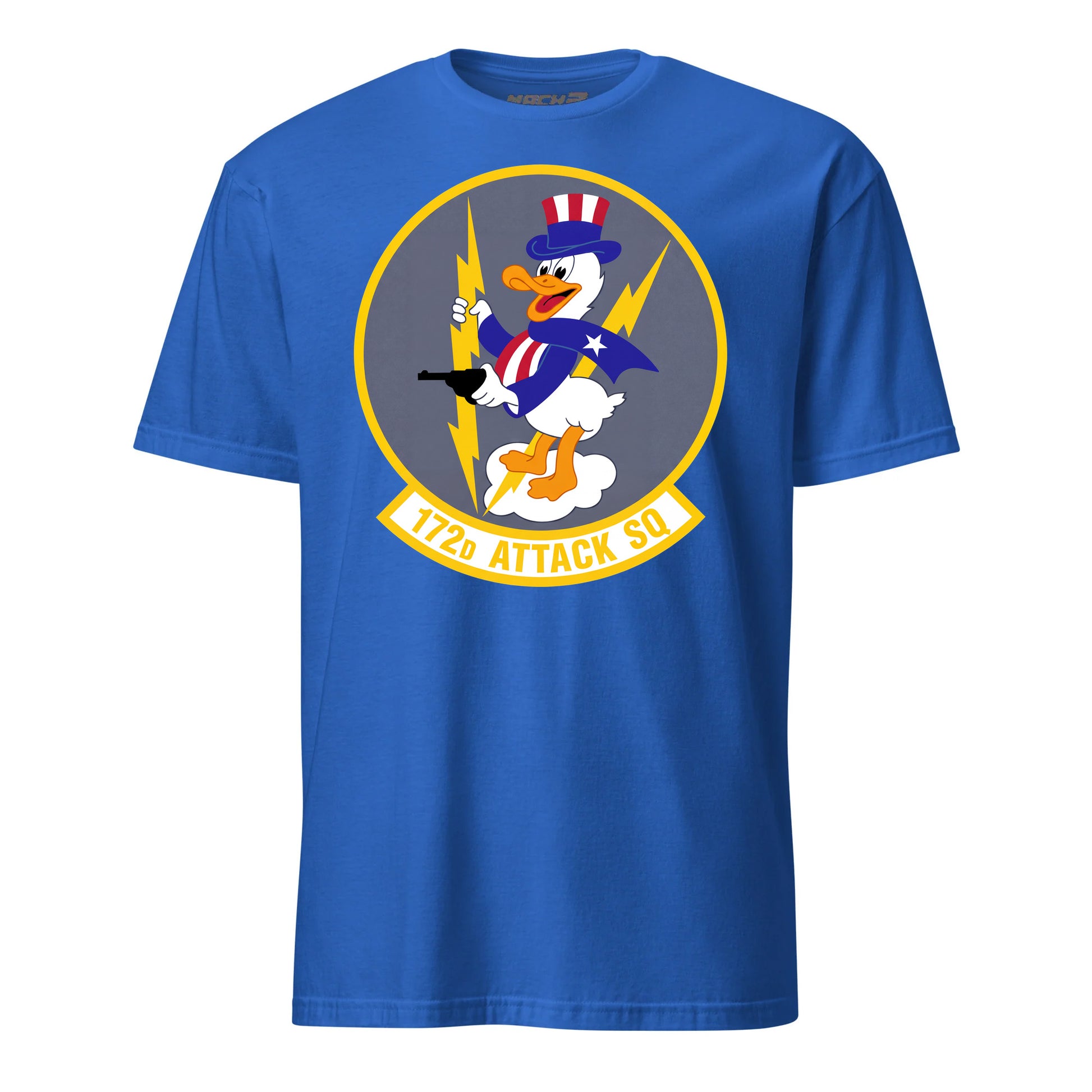 172nd Attack Squadron T-Shirt — Royal front mockup