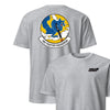 18th Fighter Squadron Front & Back T-Shirt - Heather Gray