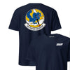18th Fighter Squadron Front & Back T-Shirt - Navy