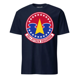 20th Attack Squadron T-Shirt — Navy front mockup