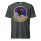 214th Attack Squadron T-Shirt — Charcoal Heather front mockup