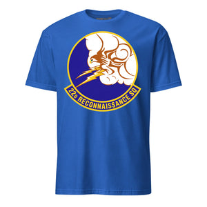 22nd Attack Squadron T-Shirt — Royal front mockup