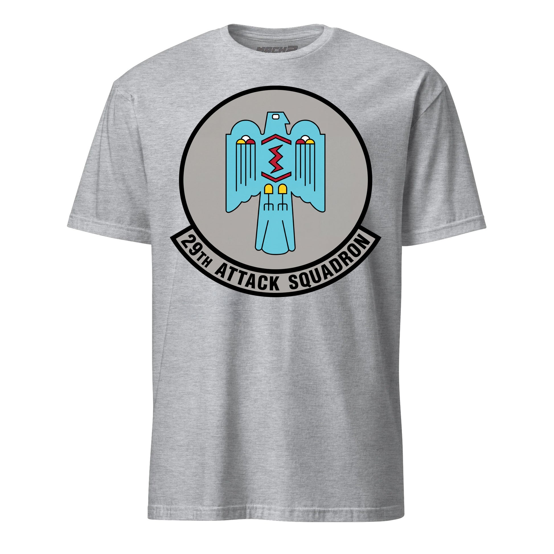 29th Attack Squadron T-Shirt — Heather Grey front mockup