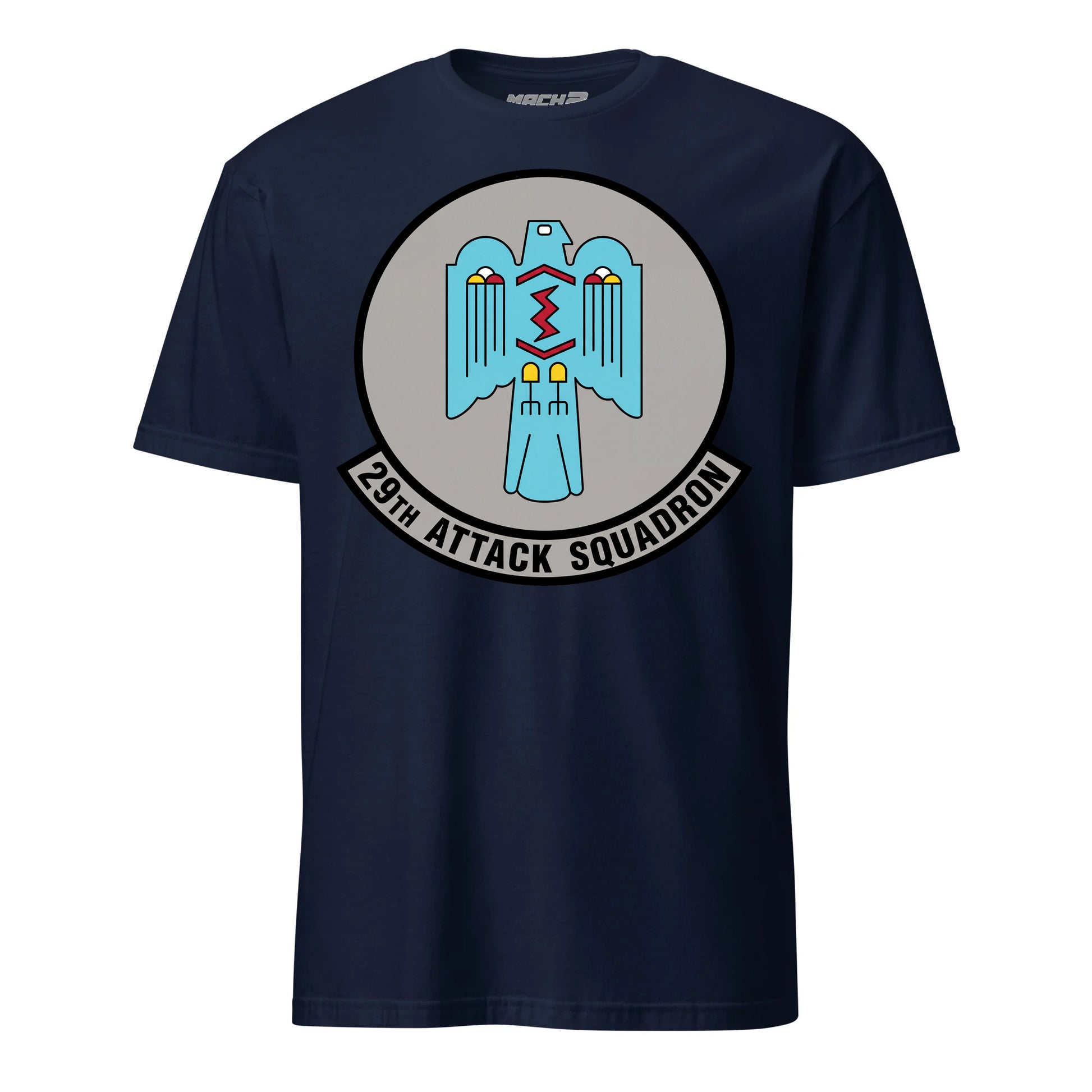 29th Attack Squadron T-Shirt — Navy front mockup