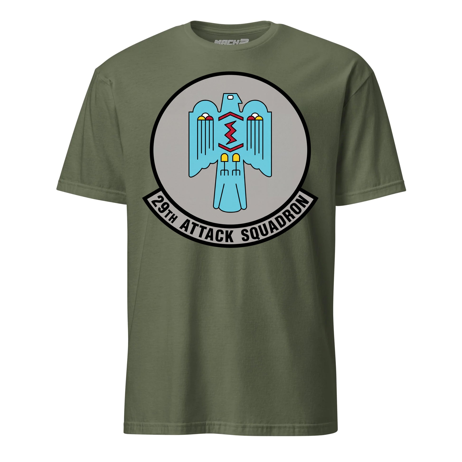 29th Attack Squadron T-Shirt — OD Green front mockup