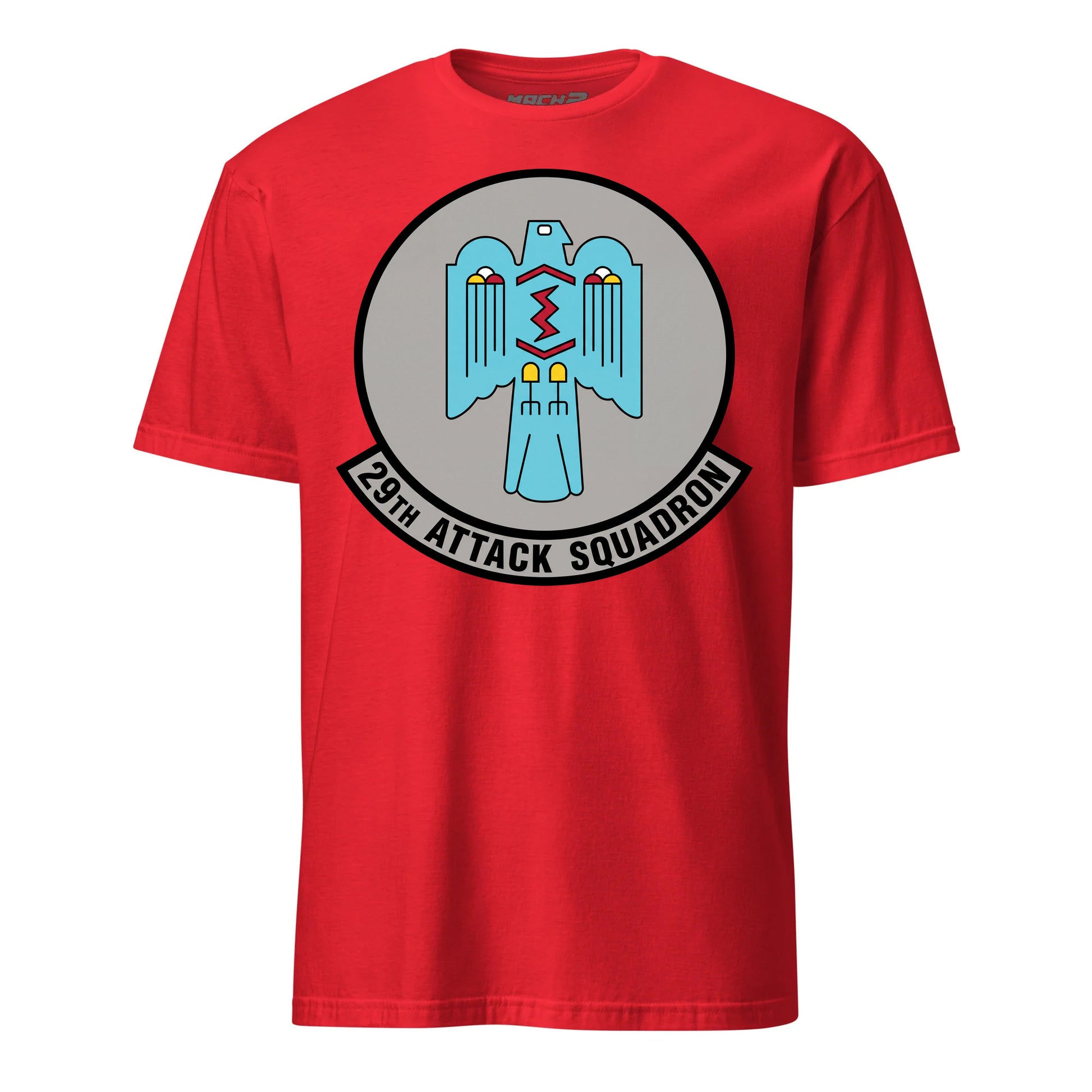 29th Attack Squadron T-Shirt — Red front mockup