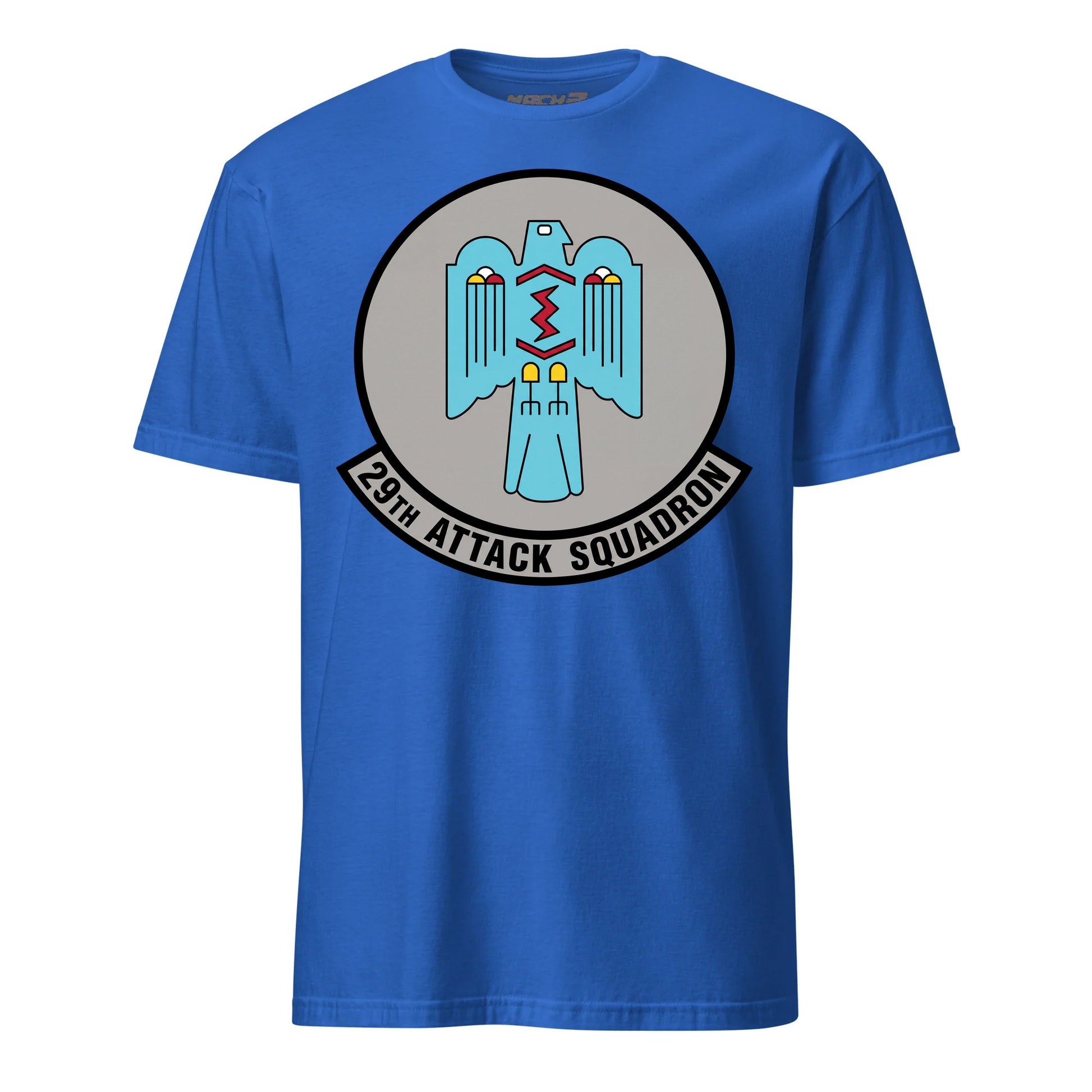 29th Attack Squadron T-Shirt — Royal front mockup