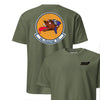 36th Fighter Squadron Front & Back T-Shirt - OD Green