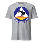 42nd Attack Squadron T-Shirt — Heather Grey front mockup