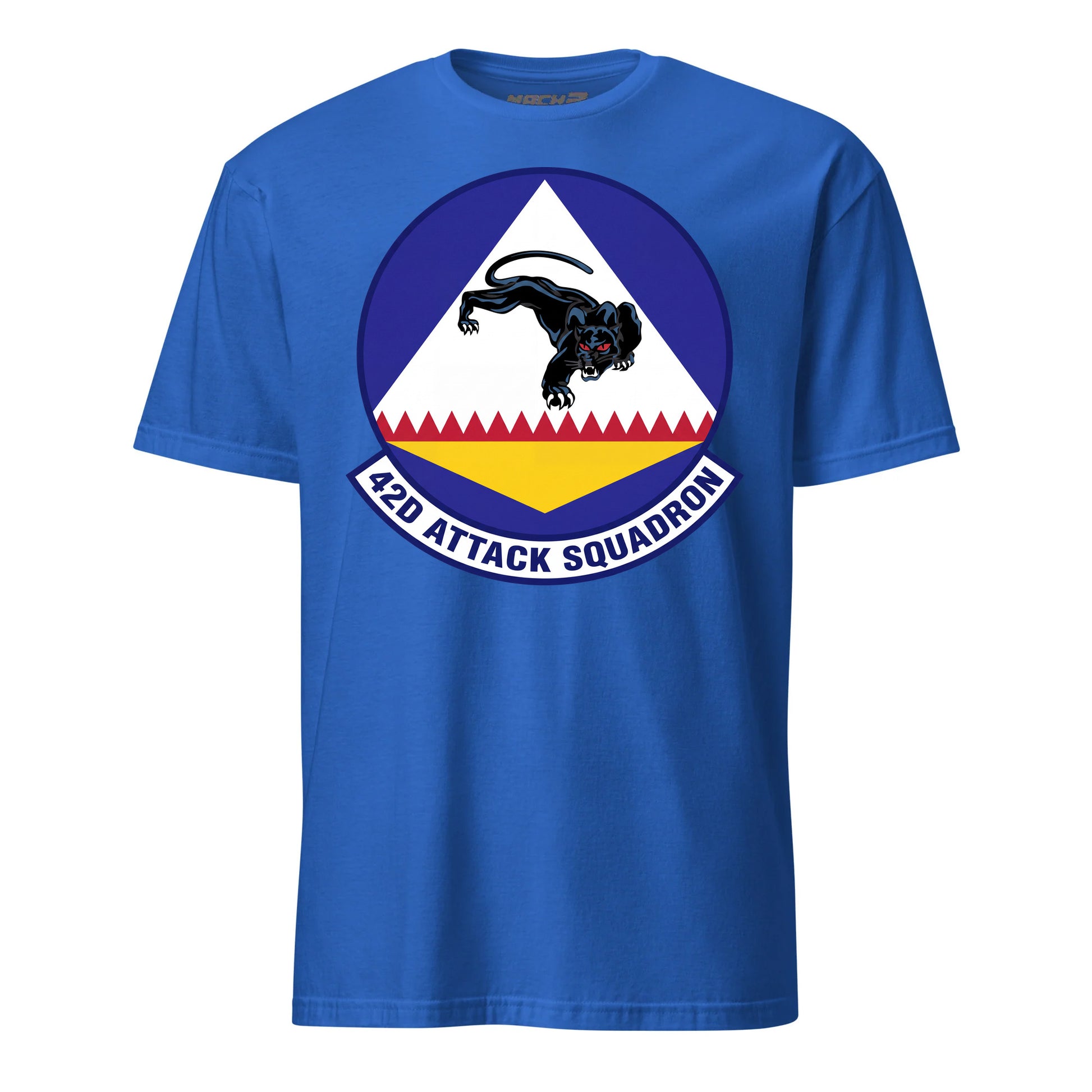 42nd Attack Squadron T-Shirt — Royal front mockup