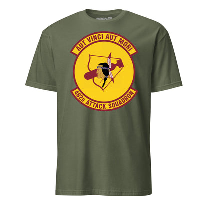 482nd Attack Squadron T-Shirt — OD Green front mockup