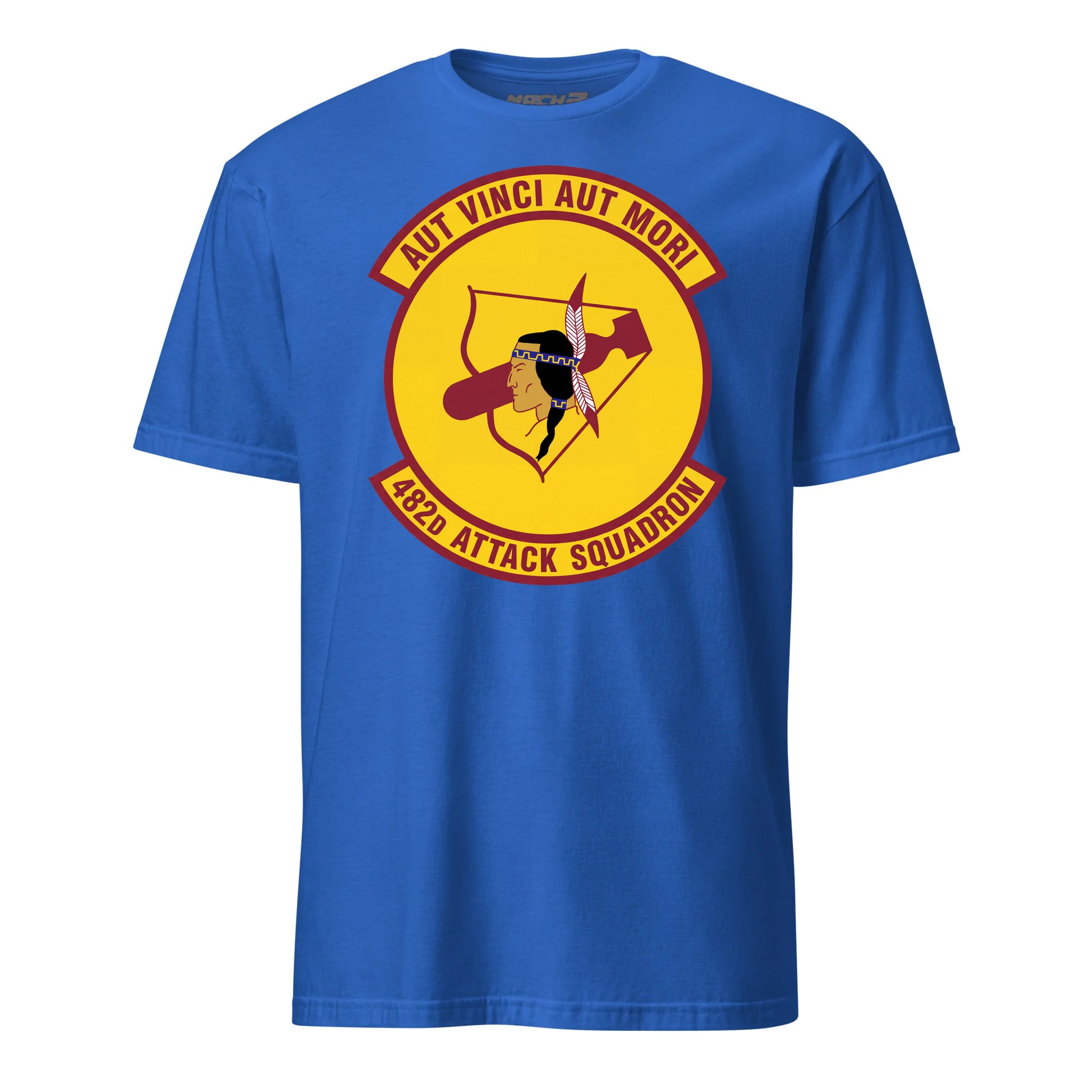 482nd Attack Squadron T-Shirt — Royal front mockup