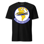 489th Attack Squadron T-Shirt — Black front mockup