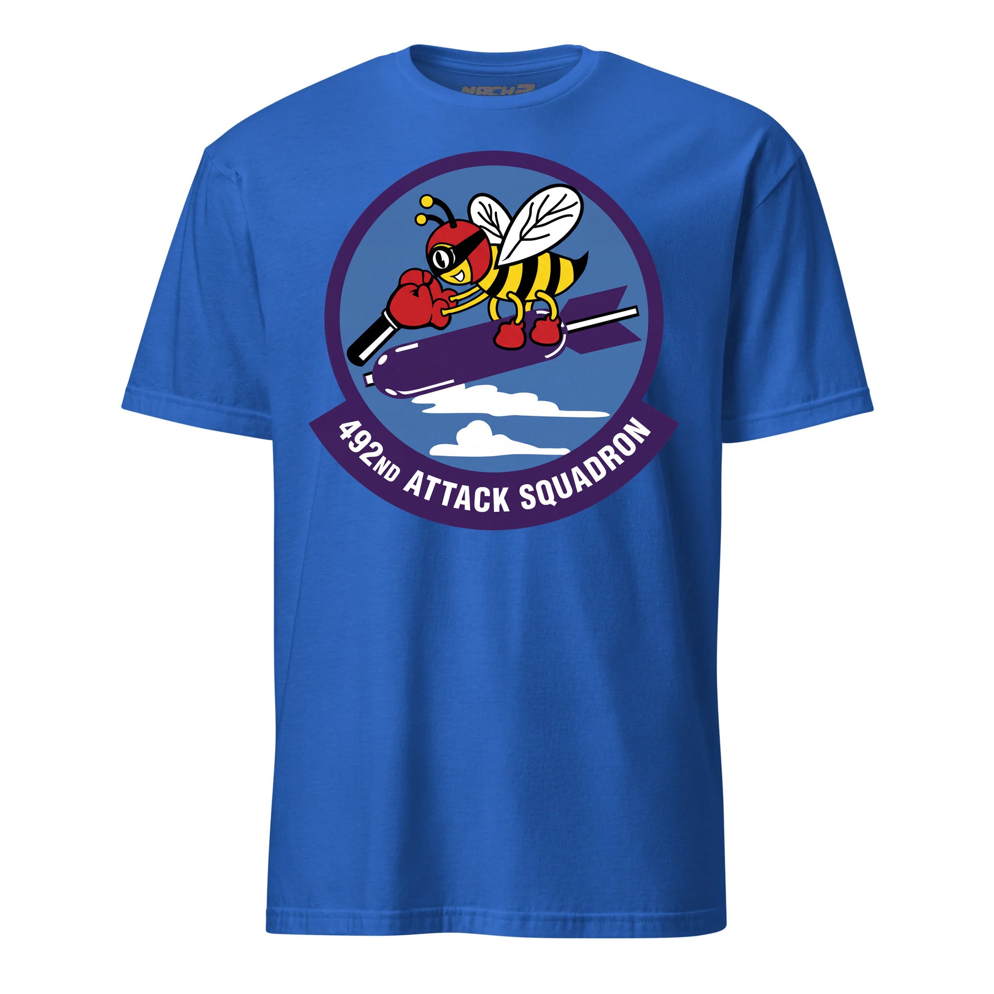 492nd Attack Squadron T-Shirt — Royal front mockup