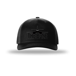 B-1 The Bone Blackout 5-Panel Trucker Hat