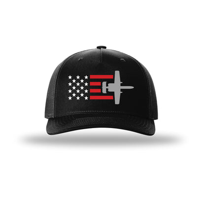 A-10 Thunderbolt II Aircraft Flag 5-Panel Trucker Hat