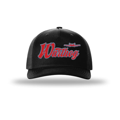 A-10 Warthog Vintage Script 5-Panel Trucker Hat
