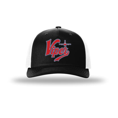 F-16 Viper Vintage Script 5-Panel Trucker Hat