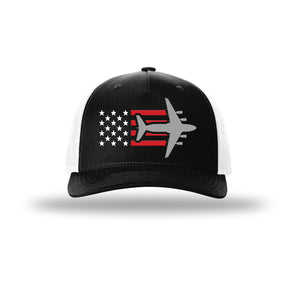 C-17 Globemaster Aircraft Flag 5-Panel Trucker Hat