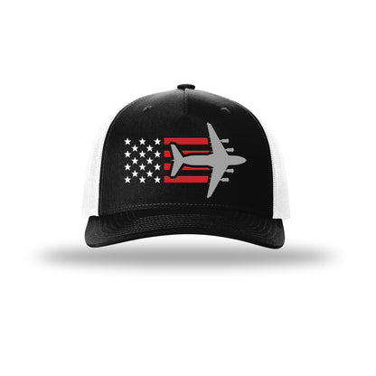 C-17 Globemaster Aircraft Flag 5-Panel Trucker Hat
