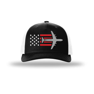 C-5 Galaxy Aircraft Flag 5-Panel Trucker Hat