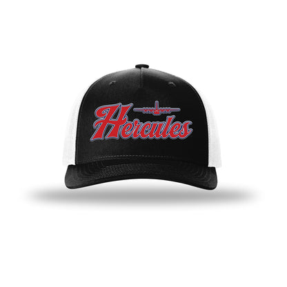 C-130 Hercules Vintage Script 5-Panel Trucker Hat