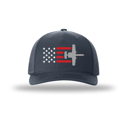 A-10 Thunderbolt II Aircraft Flag 5-Panel Trucker Hat