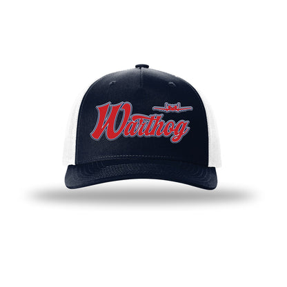 A-10 Warthog Vintage Script 5-Panel Trucker Hat
