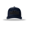 A-10 Warthog Blackout 5-Panel Trucker Hat - NAVY/WHITE