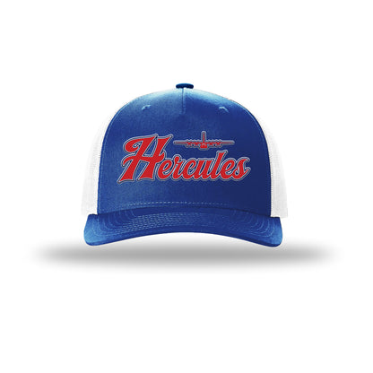 C-130 Hercules Vintage Script 5-Panel Trucker Hat
