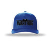 A-10 Warthog Blackout 5-Panel Trucker Hat - ROYAL/WHITE