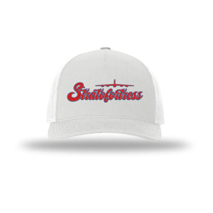 B-52 Stratofortress Vintage Script 5-Panel Trucker Hat