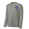 509th Missile Squadron Long Sleeve Performance T-Shirt - Concrete Heather
