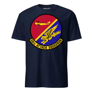50th Attack Squadron T-Shirt — Navy front mockup