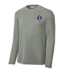 565th Missile Squadron Long Sleeve Performance T-Shirt - Concrete Heather