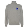 579th Missile Squadron Quarter Zip Sweatshirt - Heather Grey