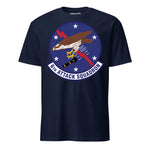 6th Attack Squadron T-Shirt — Navy front mockup