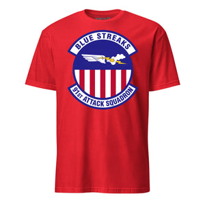 91st Attack Squadron T-Shirt — Red front mockup