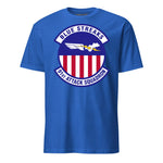 91st Attack Squadron T-Shirt — Royal front mockup