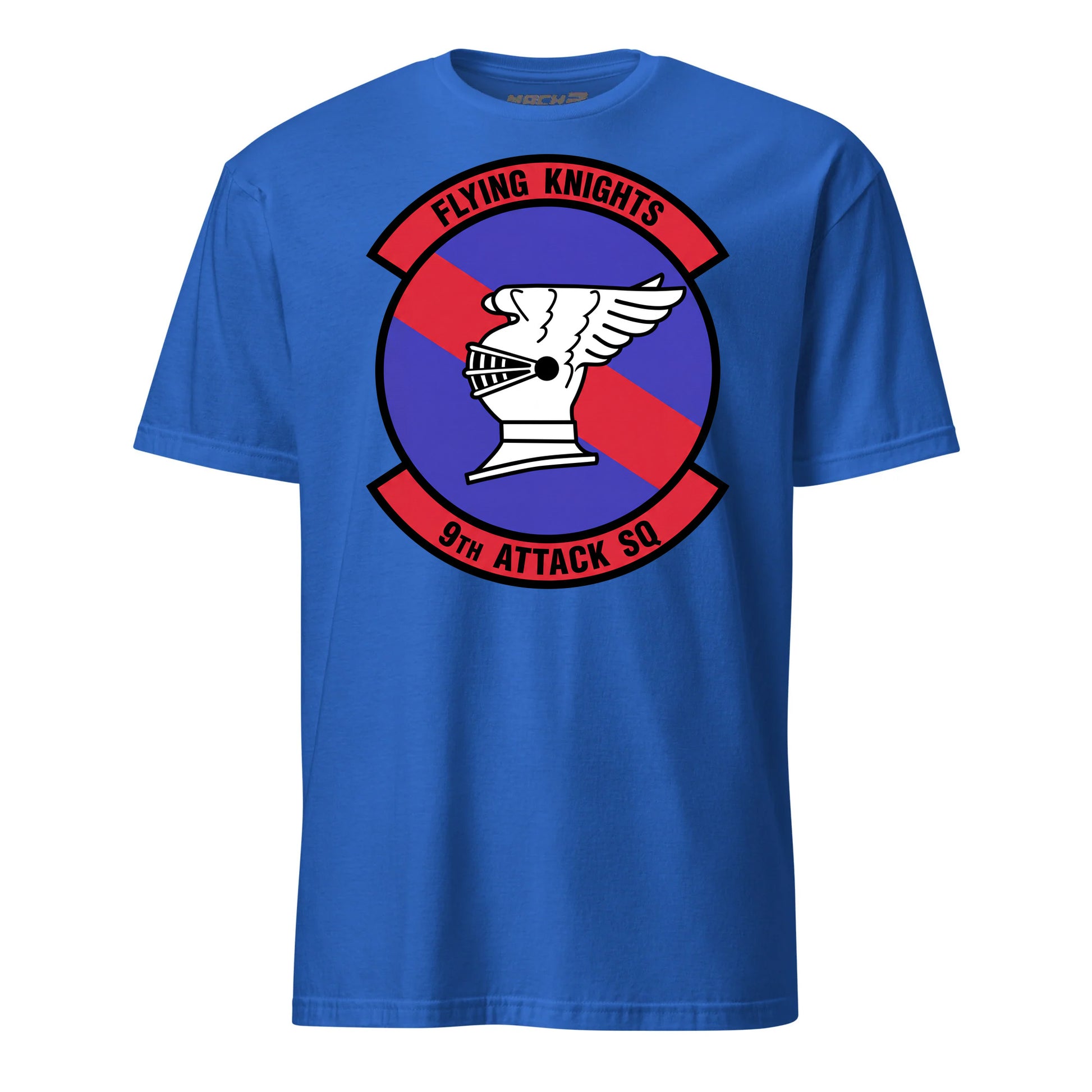 9th Attack Squadron T-Shirt — Royal front mockup