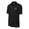 A-10 "Warthog" Rivet Flag Performance Polo - Black