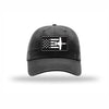 A-10 Aircraft Flag Carbon Fiber Patch Dad Hat - BLACK