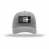 A-10 Aircraft Flag Carbon Fiber Patch Dad Hat - GREY