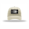 A-10 Aircraft Flag Carbon Fiber Patch Dad Hat - STONE