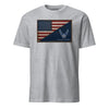 Air Force Diagonal Flag T-Shirt - Heather Gray