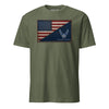Air Force Diagonal Flag T-Shirt - OD Green