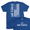 Air Force Old Glory T-shirt - Royal Blue