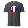 WWII Allied Forces HQ Patch T-Shirt - Charcoal Heather