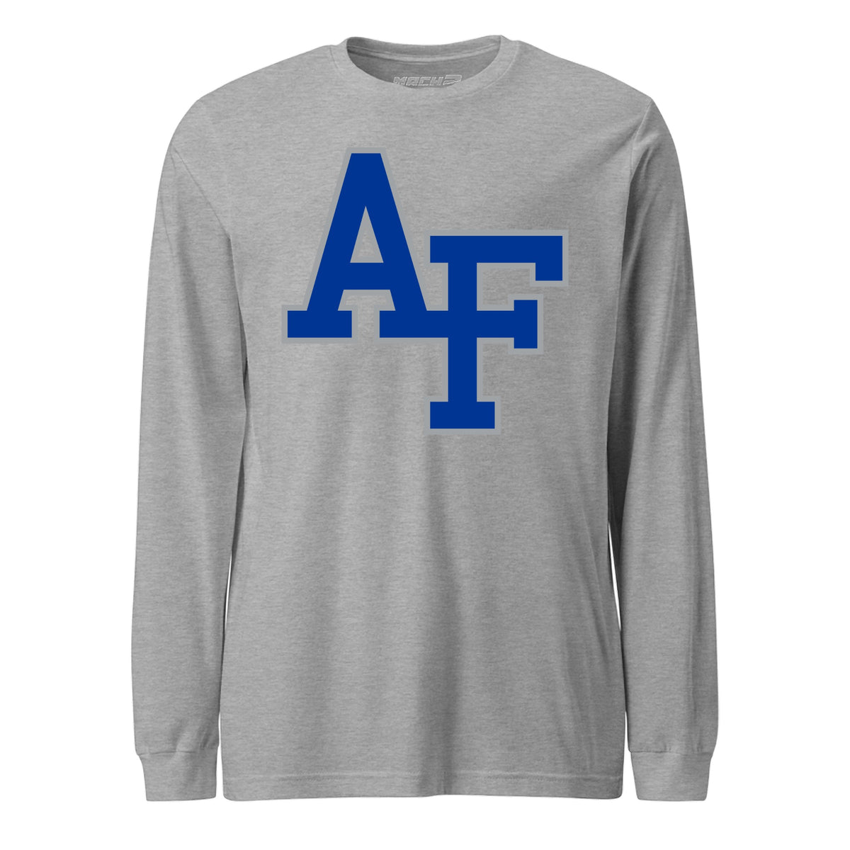 Air Force Academy Af Logo Outline — Heather Grey