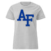 Air Force Academy Af Logo Outline Womens T-Shirt - Heather Grey